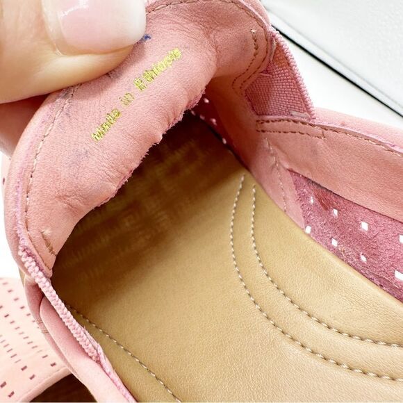 VANELi Pink Platform Sneaker Jemma Leather Slip On Perforated Loafer 6M - Picture 10 of 12